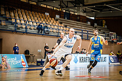 Basketball, bet-at-home Basketball Superliga 2020/21, Viertelfinale Spiel 1, Oberwart Gunners, SKN St. Pölten, Sebastian Käferle (7)
