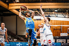 Basketball, bet-at-home Basketball Superliga 2020/21, Viertelfinale Spiel 1, Oberwart Gunners, SKN St. Pölten, Lukas Böck (13)