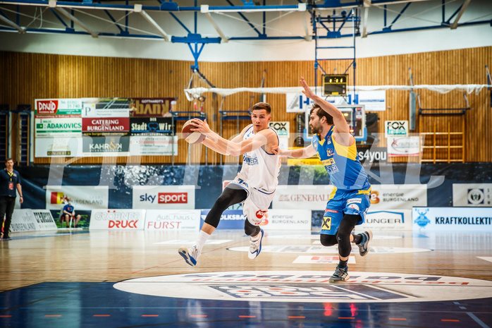Basketball, bet-at-home Basketball Superliga 2020/21, Viertelfinale Spiel 1, Oberwart Gunners, SKN St. Pölten, Edi Patekar (9)