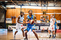 Basketball, bet-at-home Basketball Superliga 2020/21, Viertelfinale Spiel 1, Oberwart Gunners, SKN St. Pölten, Chris Fergusson (20)
