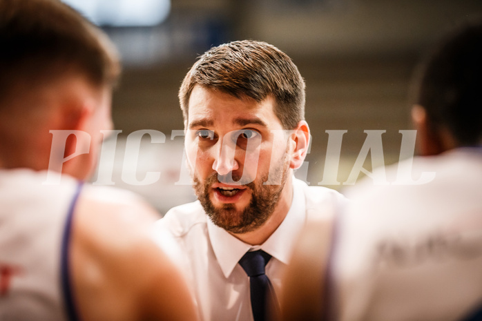 Basketball, bet-at-home Basketball Superliga 2020/21, Viertelfinale Spiel 1, Oberwart Gunners, SKN St. Pölten, Horst Leitner (Coach)