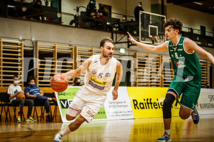 Basketball, Basketball Zweite Liga, Grunddurchgang 13.Runde, Mattersburg Rocks, Future Team Steiermark, Florian Duck (5)