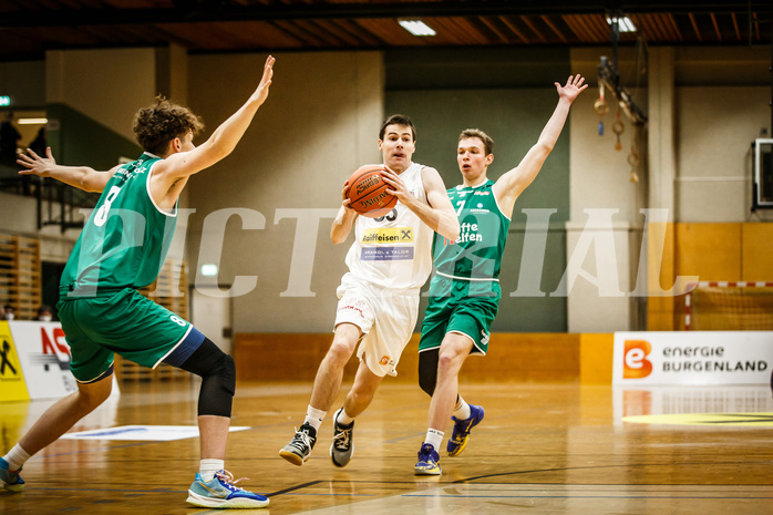 Basketball, Basketball Zweite Liga, Grunddurchgang 13.Runde, Mattersburg Rocks, Future Team Steiermark, Ivan Begic (35)