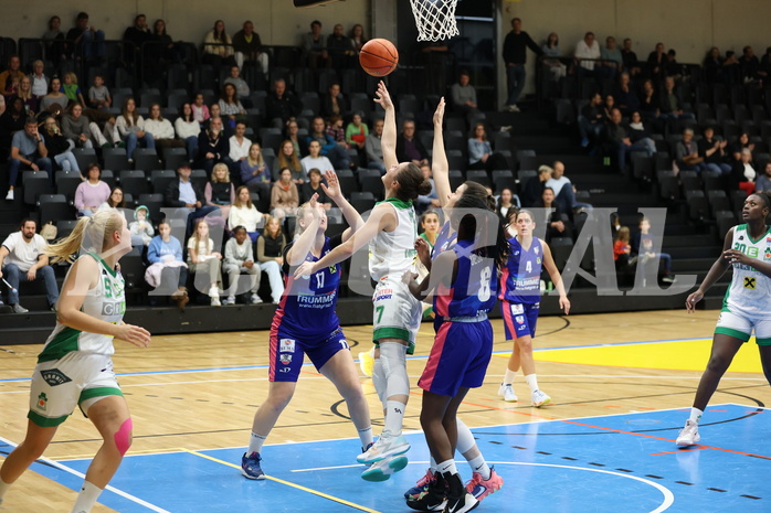 29.10.2022, Raiffeisen Sportpark, Basketball Damen Superliga 2022/23, Grunddurchgang 5.Runde,  
UBI Graz vs. UBSC-DBBC Graz,  