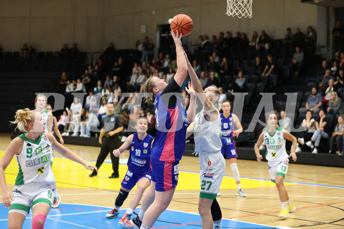 29.10.2022, Raiffeisen Sportpark, Basketball Damen Superliga 2022/23, Grunddurchgang 5.Runde,  
UBI Graz vs. UBSC-DBBC Graz,  