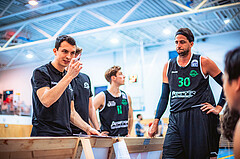 Basketball, Basketball Zweite Liga 2022/23, Grunddurchgang 4.Runde, Union Deutsch Wagram Alligators, Upper Austrian Ballers, Lukas Hofer (Head Coach)