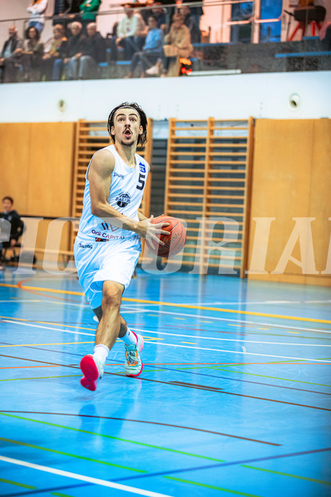 Basketball, Basketball Zweite Liga 2022/23, Grunddurchgang 4.Runde, Union Deutsch Wagram Alligators, Upper Austrian Ballers, Gabriel Calic (5)