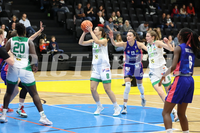 29.10.2022, Raiffeisen Sportpark, Basketball Damen Superliga 2022/23, Grunddurchgang 5.Runde,  
UBI Graz vs. UBSC-DBBC Graz,  