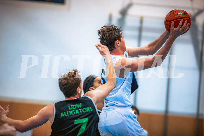 Basketball, Basketball Zweite Liga 2022/23, Grunddurchgang 4.Runde, Union Deutsch Wagram Alligators, Upper Austrian Ballers, Luis Streitberger (6)