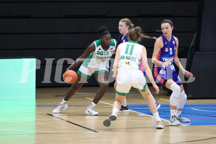 29.10.2022, Raiffeisen Sportpark, Basketball Damen Superliga 2022/23, Grunddurchgang 5.Runde,  
UBI Graz vs. UBSC-DBBC Graz,  