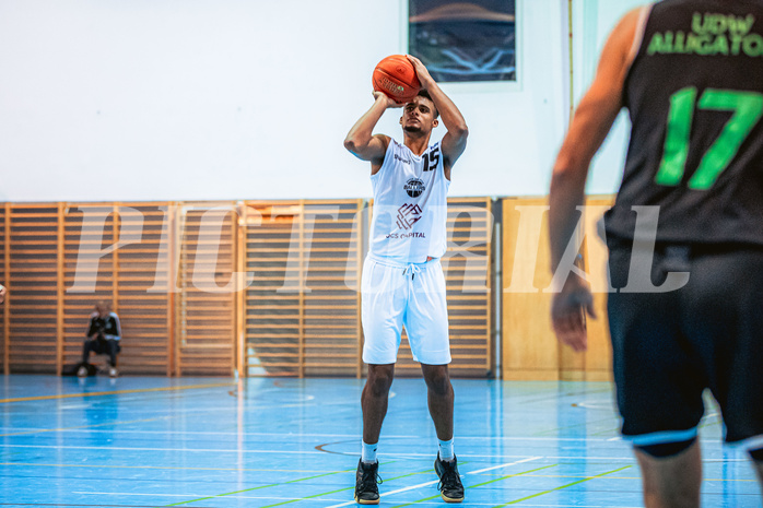 Basketball, Basketball Zweite Liga 2022/23, Grunddurchgang 4.Runde, Union Deutsch Wagram Alligators, Upper Austrian Ballers, Starlin Inoa Gil (15)