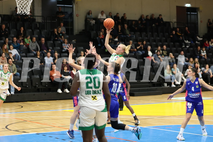 29.10.2022, Raiffeisen Sportpark, Basketball Damen Superliga 2022/23, Grunddurchgang 5.Runde,  
UBI Graz vs. UBSC-DBBC Graz,  
