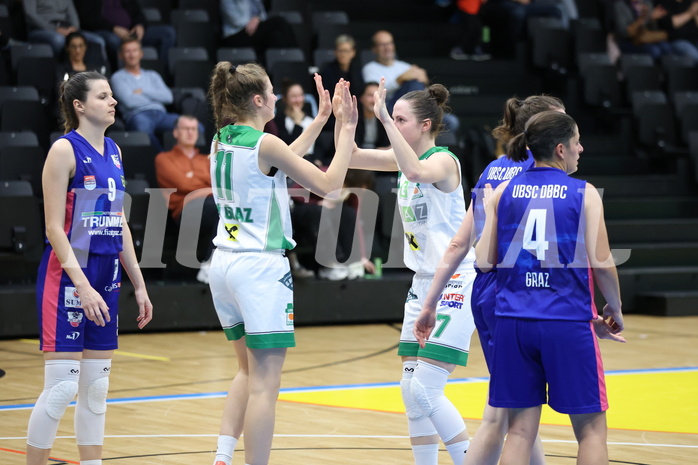 29.10.2022, Raiffeisen Sportpark, Basketball Damen Superliga 2022/23, Grunddurchgang 5.Runde,  UBI Graz vs. UBSC-DBBC Graz,  