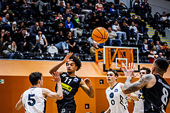 Basketball, Basketball Zweite Liga 2024/25, Grunddurchgang 11.Runde, Vienna Timberwolves, Mattersburg Rocks, Yann Grandperret (11)