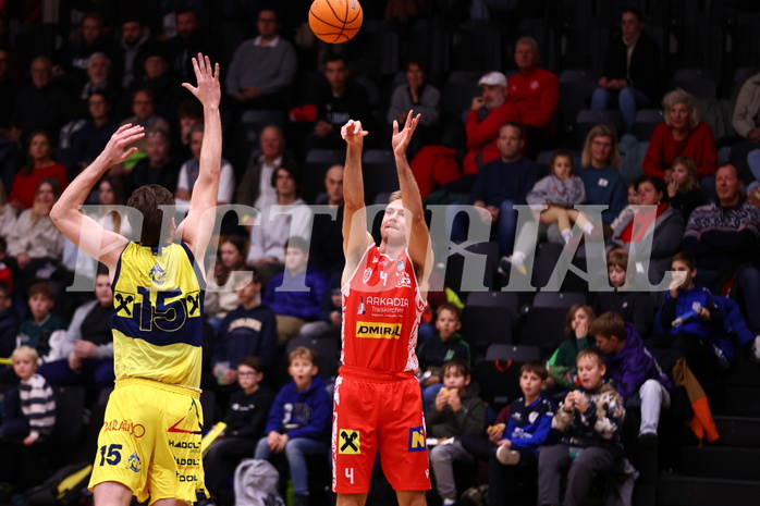 08.12.2024, Graz, Raiffeisen Sportpark Graz, Basketball Superliga 2024/25, Grunddurchgang, Runde 11, UBSC Raiffeisen Graz - Arkadia Traiskirchen Lions