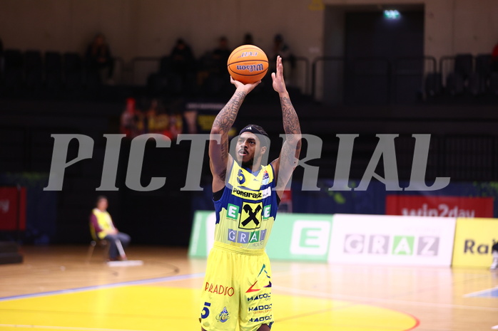 08.12.2024, Graz, Raiffeisen Sportpark Graz, Basketball Superliga 2024/25, Grunddurchgang, Runde 11, UBSC Raiffeisen Graz - Arkadia Traiskirchen Lions