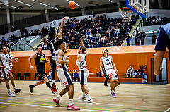 Basketball, Basketball Zweite Liga 2024/25, Grunddurchgang 11.Runde, Vienna Timberwolves, Mattersburg Rocks, Yann Grandperret (11)