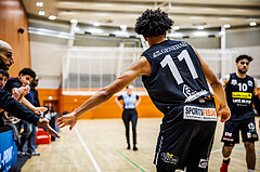 Basketball, Basketball Zweite Liga 2024/25, Grunddurchgang 11.Runde, Vienna Timberwolves, Mattersburg Rocks, Yann Grandperret (11)