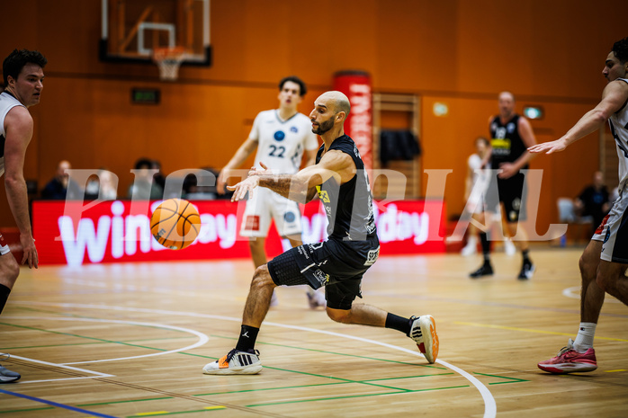Basketball, Basketball Zweite Liga 2024/25, Grunddurchgang 11.Runde, Vienna Timberwolves, Mattersburg Rocks, Dominik Alturban (6)