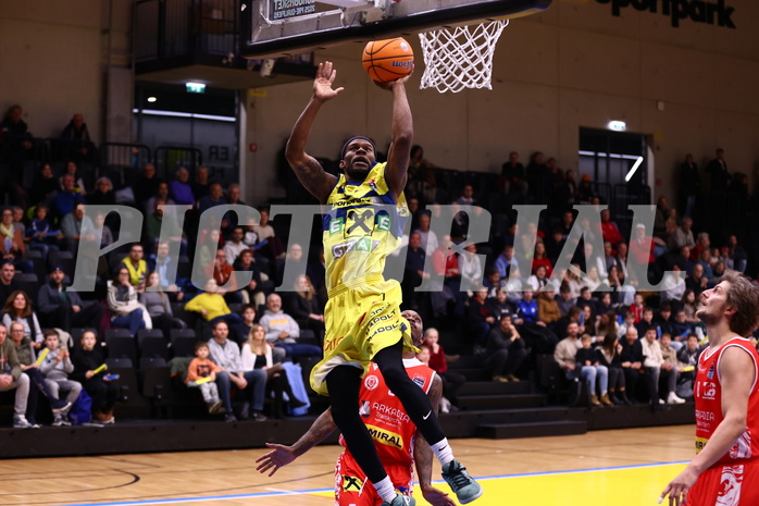 08.12.2024, Graz, Raiffeisen Sportpark Graz, Basketball Superliga 2024/25, Grunddurchgang, Runde 11, UBSC Raiffeisen Graz - Arkadia Traiskirchen Lions