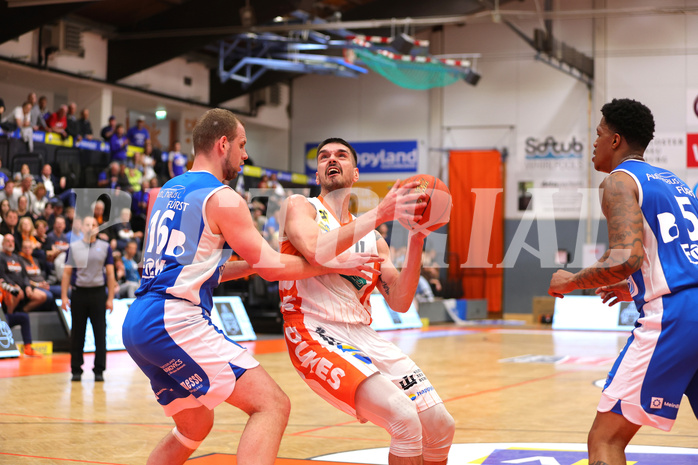 Basketball Superliga 2022/23, Playoff, Viertelfinale Spiel 4 Klosterneuburg Dukes vs. Oberwart Gunners


