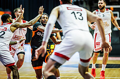 Basketball, Win2Day Superliga 2023/24, 2. Qualifikationsrunde, BC Vienna, Fürstenfeld Panthers, Hegel Augustin (17)