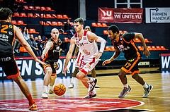 Basketball, Win2Day Superliga 2023/24, 2. Qualifikationsrunde, BC Vienna, Fürstenfeld Panthers, Davor Konjevic (31)