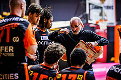 Basketball, Win2Day Superliga 2023/24, 2. Qualifikationsrunde, BC Vienna, Fürstenfeld Panthers, Flavio Priulla (Head Coach)