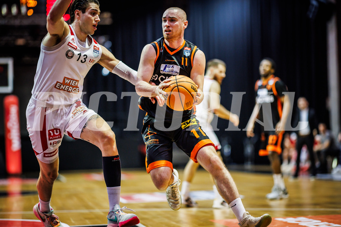 Basketball, Win2Day Superliga 2023/24, 2. Qualifikationsrunde, BC Vienna, Fürstenfeld Panthers, Nikica Nikolic (11)