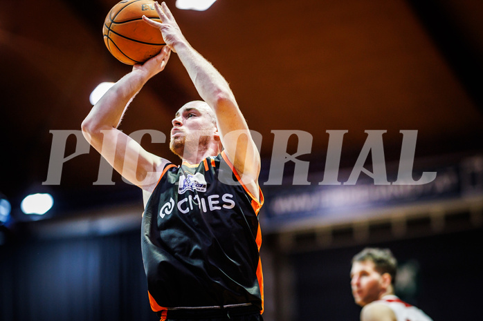 Basketball, Win2Day Superliga 2023/24, 2. Qualifikationsrunde, BC Vienna, Fürstenfeld Panthers, Nikica Nikolic (11)