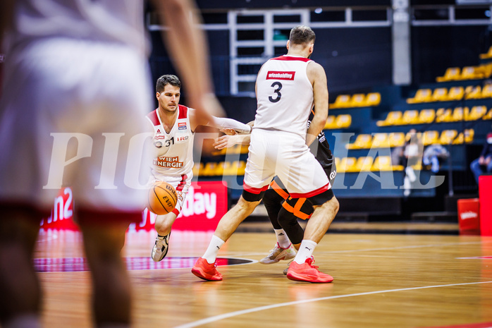 Basketball, Win2Day Superliga 2023/24, 2. Qualifikationsrunde, BC Vienna, Fürstenfeld Panthers, Davor Konjevic (31)