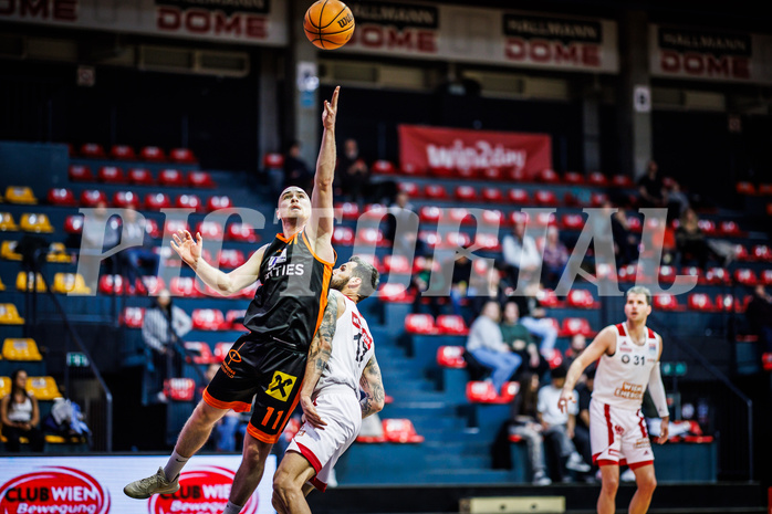 Basketball, Win2Day Superliga 2023/24, 2. Qualifikationsrunde, BC Vienna, Fürstenfeld Panthers, Nikica Nikolic (11)