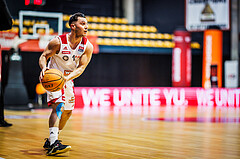 Basketball, Win2Day Superliga 2023/24, 2. Qualifikationsrunde, BC Vienna, Fürstenfeld Panthers, Mustafa Hassan Zadeh (1)