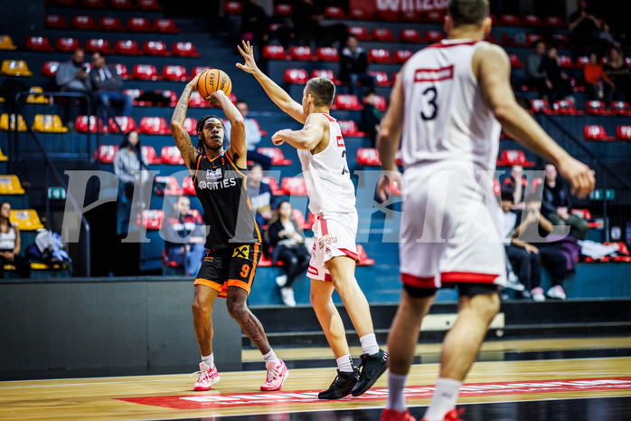 Basketball, Win2Day Superliga 2023/24, 2. Qualifikationsrunde, BC Vienna, Fürstenfeld Panthers, Joe Hampton (9)