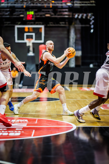 Basketball, Win2Day Superliga 2023/24, 2. Qualifikationsrunde, BC Vienna, Fürstenfeld Panthers, Nikica Nikolic (11)