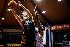 Basketball, Win2Day Superliga 2023/24, 2. Qualifikationsrunde, BC Vienna, Fürstenfeld Panthers, Milan Dokmanovic (12)
