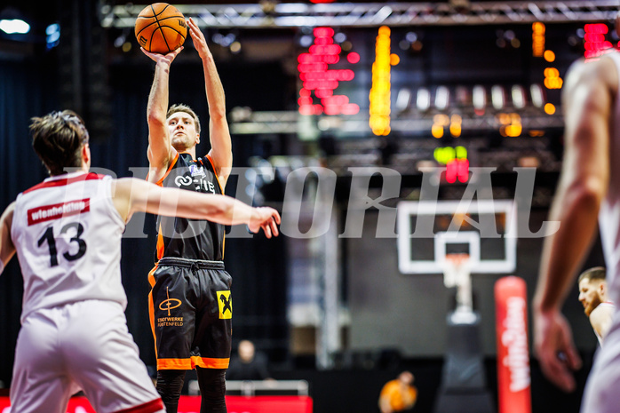 Basketball, Win2Day Superliga 2023/24, 2. Qualifikationsrunde, BC Vienna, Fürstenfeld Panthers, Georg Wolf (7)