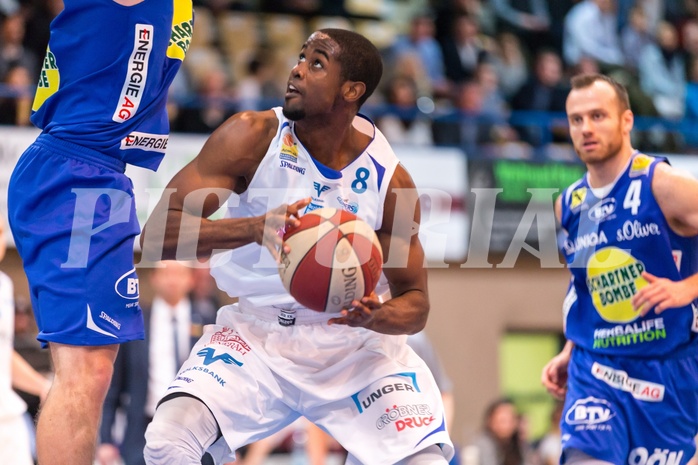 Basketball, ABL 2016/17, Grunddurchgang 15.Runde, Oberwart Gunners, Gmunden Swans, Christopher McNealy (8)