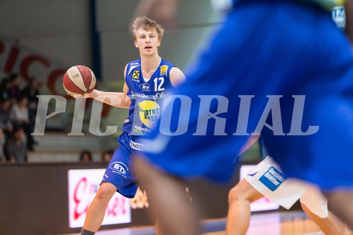 Basketball, ABL 2016/17, Grunddurchgang 15.Runde, Oberwart Gunners, Gmunden Swans, Matthias Linortner (12)