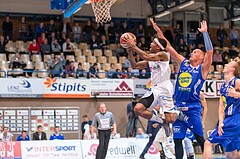 Basketball, ABL 2016/17, Grunddurchgang 15.Runde, Oberwart Gunners, Gmunden Swans, Derek Jackson Jr. (6), Tilo Klette (14)