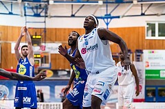 Basketball, ABL 2016/17, Grunddurchgang 15.Runde, Oberwart Gunners, Gmunden Swans, Cedric Kuakumensah (5)