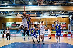 Basketball, ABL 2016/17, Grunddurchgang 15.Runde, Oberwart Gunners, Gmunden Swans, Derek Jackson Jr. (6), Tilo Klette (14)