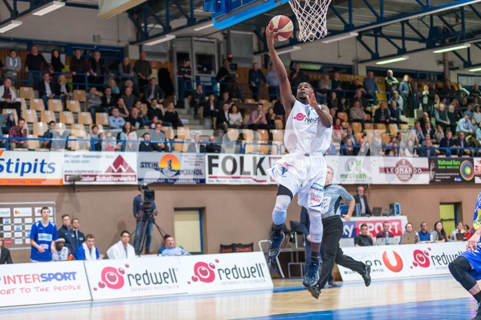 Basketball, ABL 2016/17, Grunddurchgang 15.Runde, Oberwart Gunners, Gmunden Swans, Christopher McNealy (8)