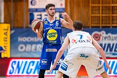 Basketball, ABL 2016/17, Grunddurchgang 15.Runde, Oberwart Gunners, Gmunden Swans, Daniel Friedrich (6), Sebastian Käferle (7)