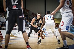 Basketball, ABL 2018/19, Grunddurchgang 19.Runde, Oberwart Gunners, Flyers Wels, Djordjije Mumin (10)