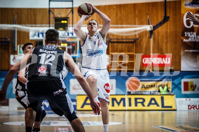 Basketball, ABL 2018/19, Grunddurchgang 19.Runde, Oberwart Gunners, Flyers Wels, Sebastian Käferle (7)