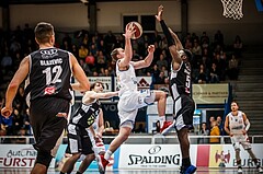 Basketball, ABL 2018/19, Grunddurchgang 19.Runde, Oberwart Gunners, Flyers Wels, Sebastian Käferle (7)