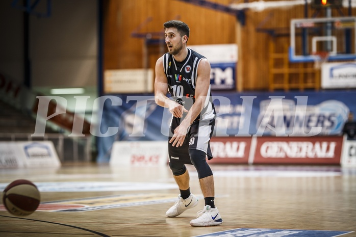 Basketball, ABL 2018/19, Grunddurchgang 19.Runde, Oberwart Gunners, Flyers Wels, Djordjije Mumin (10)