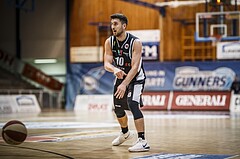 Basketball, ABL 2018/19, Grunddurchgang 19.Runde, Oberwart Gunners, Flyers Wels, Djordjije Mumin (10)