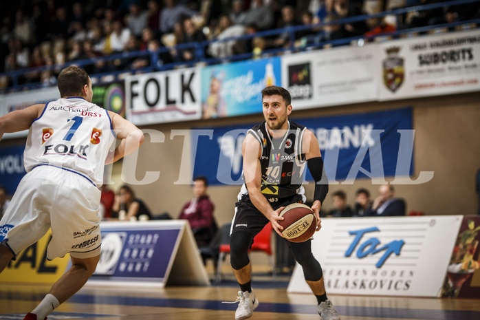 Basketball, ABL 2018/19, Grunddurchgang 19.Runde, Oberwart Gunners, Flyers Wels, Djordjije Mumin (10)